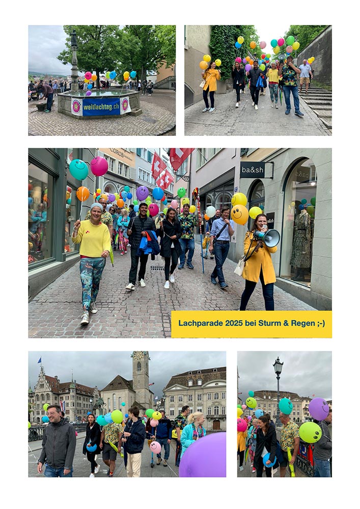 Lachparade in Zürich 2025 | Weltlachtag