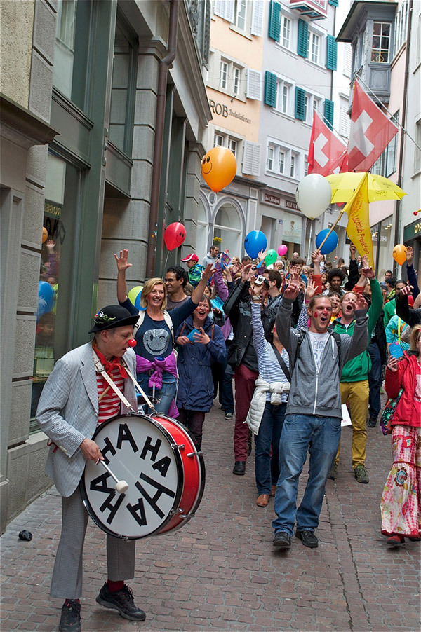 weltlachtag lachparade zuerich 2015